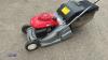 HONDA HRB425C petrol rotary roller mower c/w collection box