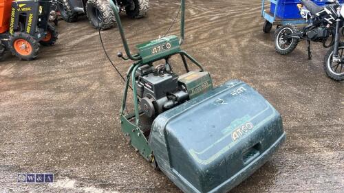 ATCO ROYALE B24 petrol cylinder mower c/w collection box