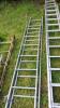 2 x aluminium ladders - 2