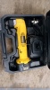 DEWALT 18'' cordless angle head drill c/w case