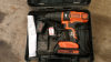 BLACK & DECKER 18v cordless drill c/w case