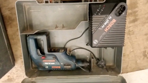 BOSCH GBH24VRE 24v SDS hammer drill c/w case