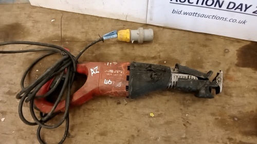 HILTI WSR1400 110v reciprocating saw