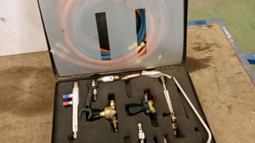 Oxy propane kit c/w case