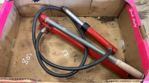 Hydraulic pump c/w 6'' ram