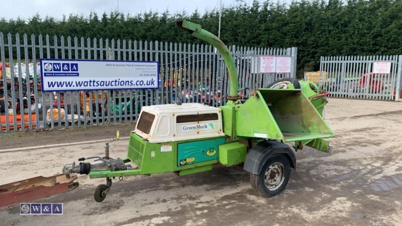 GREENMECH 150 fast tow diesel chipper ISUZU