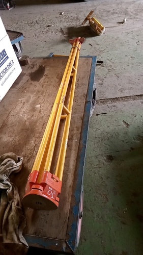 Yellow tripod to suit laser level