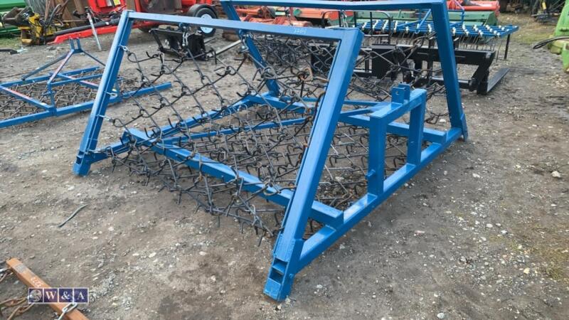 16' mounted grass chain harrow