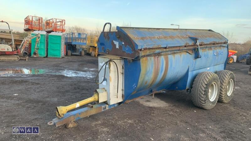 MARSTON SP10 twin axle rotor muck spreader c/w pto shaft s/n00945