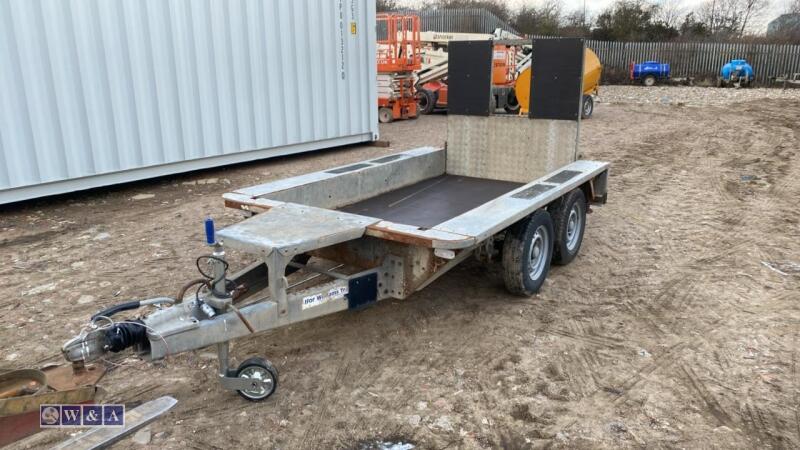 IFOR WILLIAMS GP84 8' x 4' 2.6t twin axle plant trailer (s/n 267421)