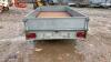 DYNA POWER 3.5t twin axle flat bed trailer c/w side boards 12ft x 6ft (s/n 0800315) - 4