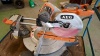 AEG PS305 DG 110v sliding mitre saw - 3