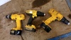 3 x DEWALT 18v cordless drills - 2