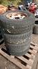 4 x 245/70/R16 wheels & tyres