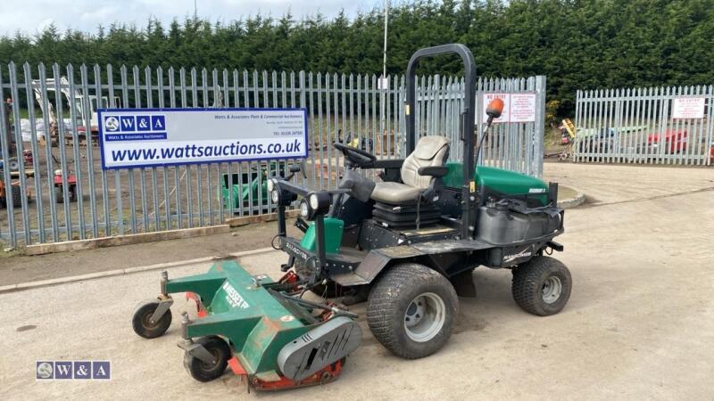 2018 RANSOMES HIGHWAY 3 HR300 4wd out front mower c/w WESSEX FRX 50 flail deck (EU18 AKX)(V5 in office)