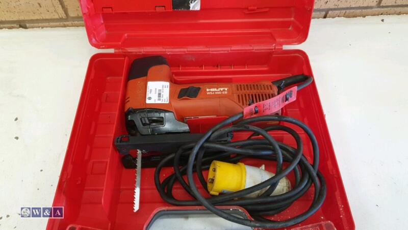 HILTI WSJ850EB 110v jigsaw c/w case (3181838)