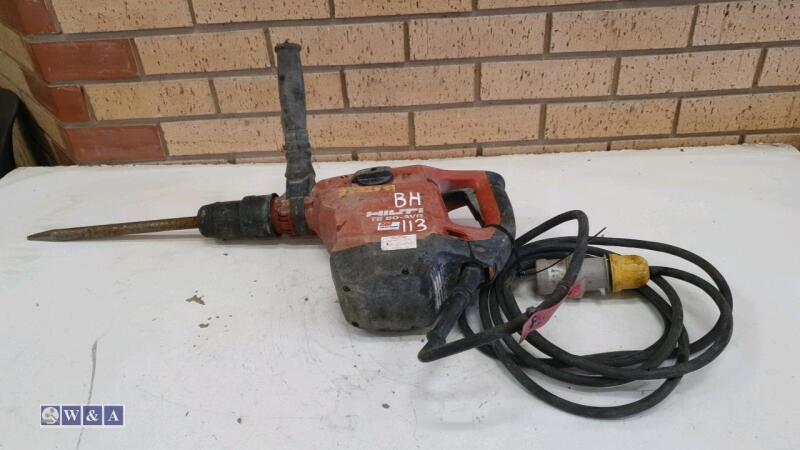 HILTI TE50-AVR 110v SDS rotary hammer drill c/w chisel