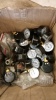 Box of pneumatic pressure gauges & fittings - 2