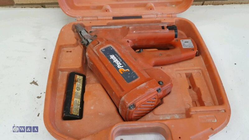 PASLODE IMPULSE IM350 90CT nail gun c/w case