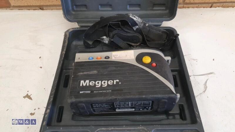 MEGGER MFT1552 multifunction tester c/w case