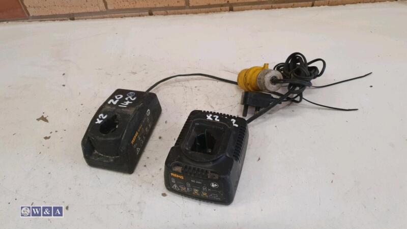 2 x REMS battery chargers