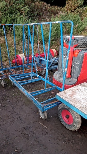 4 wheeled board trolley