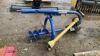 Tractor mounted post hole borer c/w pto shaft - 2