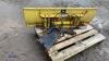 JOHN DEERE 54'' snow plough c/w hydraulic rams & bracket - 4