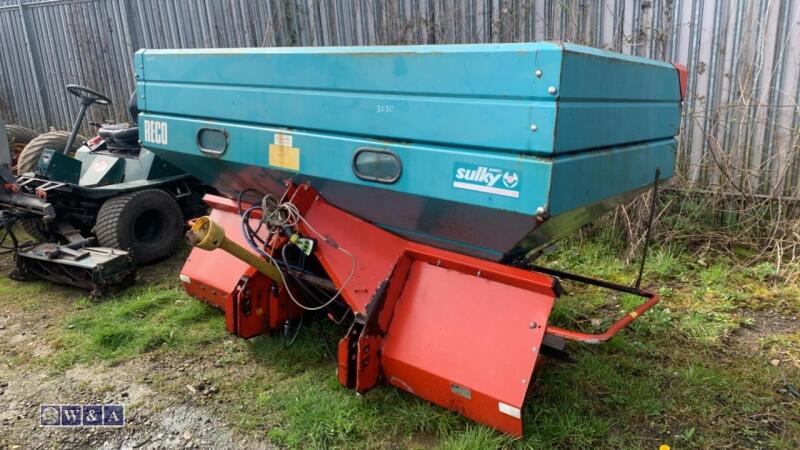 RECO SULKY DPA-XL fertiliser spreader c/w PTO & control unit