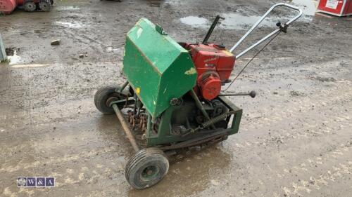 Commercial lawn aerator c/w KOHLER engine