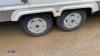 American make-up twin axle trailer c/w slide out room - 9