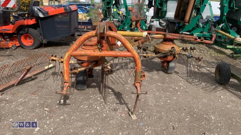 KUHN grass rake c/w PTO shaft