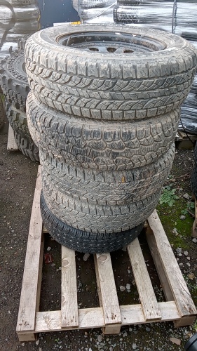 5 x wheels & tyres (used on SUZUKI JIMNY)