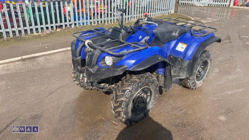 2016 YAMAHA GRIZZLY 450cc 5wd petrol quad c/w front winch & power steering