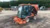 KUBOTA F3060 4wd 72'' out front mower (s/n 62840) c/w high tip collector & full cab