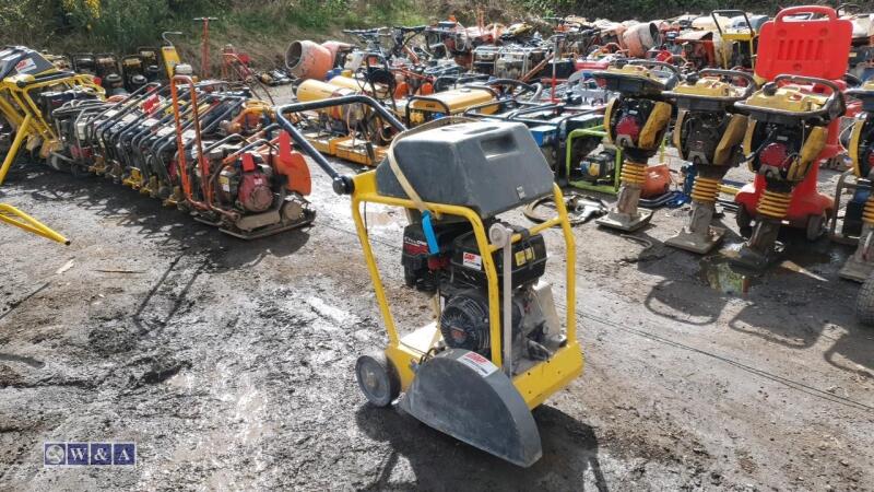 WACKER NEUSON petrol road saw c/w dust suppression bottle