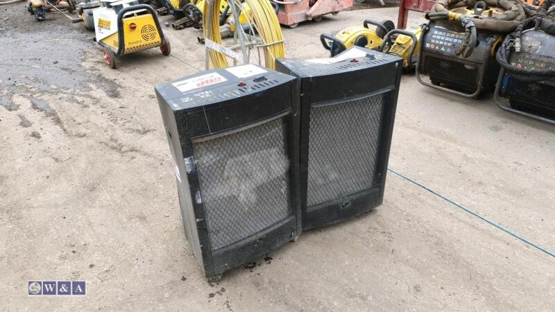 2 x gas cabinet heaters