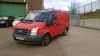 2006 FORD TRANSIT diesel van (LB56 JNV) (Red) (V5 & spare key in office) - 3