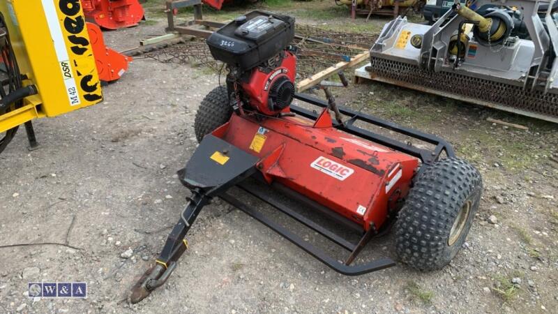 LOGIC MFG300 petrol trailed flail mower (suit atv)