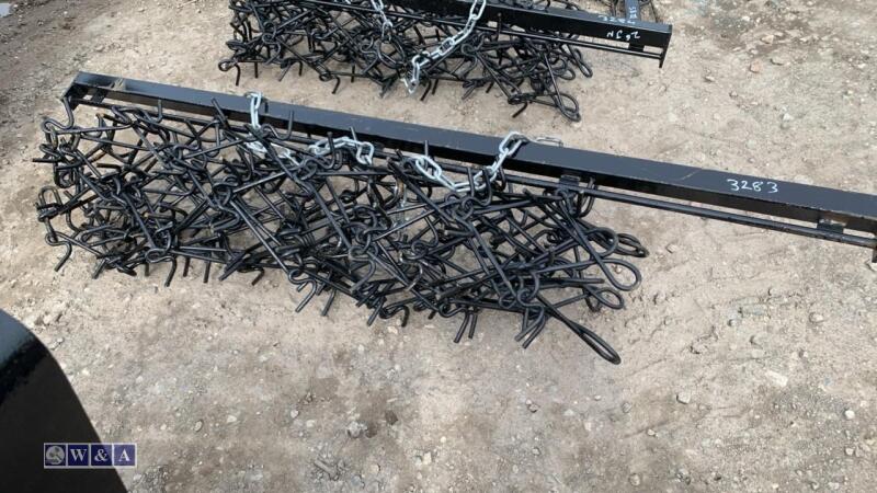 8' trailed chain harrow (unused)