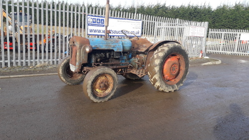 FORDSON DEXTA 2wd tractor (old style logbook in office) (SCX 80)