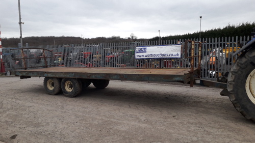 NORTON 8t twin axle bale trailer (s/n 3310)