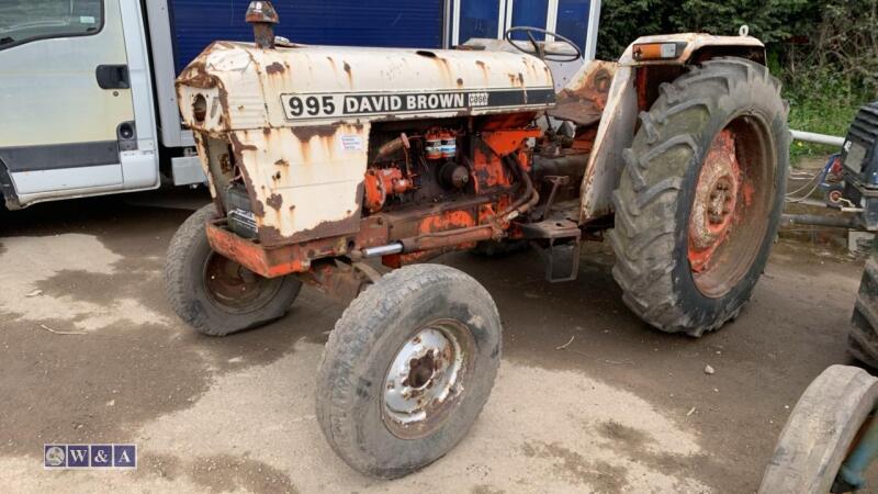 DAVID BROWN 995 2wd diesel tractor