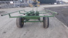 Single axle round bale carrier tipping trailer - 7