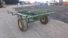 Single axle round bale carrier tipping trailer - 8