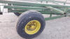 Single axle round bale carrier tipping trailer - 10