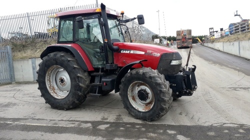 CASE MXM120 4wd tractor, ZUIDBERG front linkage, 4 x spool valves, assister ram, cab suspension (s/n ACM206278) (NOVA No. 21E203077)