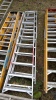 2 x aluminium step ladders - 2