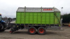 2008 CLAAS QUANTUM 4700P forage wagon c/w rear steering axle, pto shaft & control box (s/n 61502576) - 2