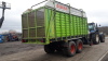 2008 CLAAS QUANTUM 4700P forage wagon c/w rear steering axle, pto shaft & control box (s/n 61502576) - 4